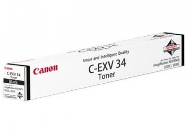 Canon EXV34BK Black Standard Capacity Toner Cartridge 23k pages - 3782B002 - NWT FM SOLUTIONS - YOUR CATERING WHOLESALER