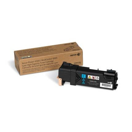 Xerox Cyan Standard Capacity Toner Cartridge 1k pages for 6500 6505 - 106R01591 - NWT FM SOLUTIONS - YOUR CATERING WHOLESALER