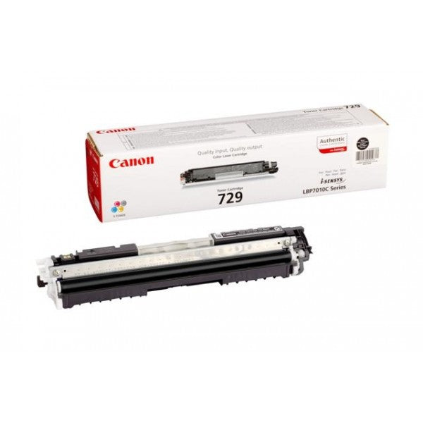 Canon 729BK Black Standard Capacity Toner Cartridge 1.2k pages - 4370B002 - NWT FM SOLUTIONS - YOUR CATERING WHOLESALER