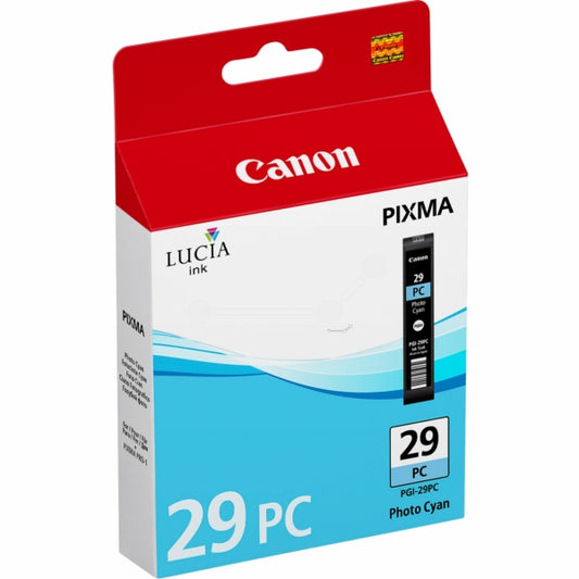 Canon PGI29PC Photo Cyan Standard Capacity Ink Cartridge 36ml - 4876B001 - NWT FM SOLUTIONS - YOUR CATERING WHOLESALER