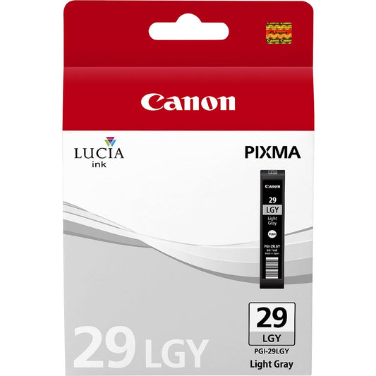 Canon PGI29LGY Light Grey Standard Capacity Ink 36ml - 4872B001 - NWT FM SOLUTIONS - YOUR CATERING WHOLESALER