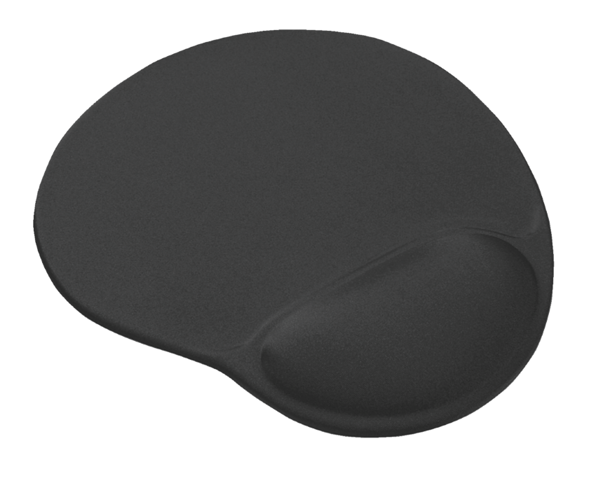 Trust Bigfoot Gel Mouse Pad Black - NWT FM SOLUTIONS - YOUR CATERING WHOLESALER
