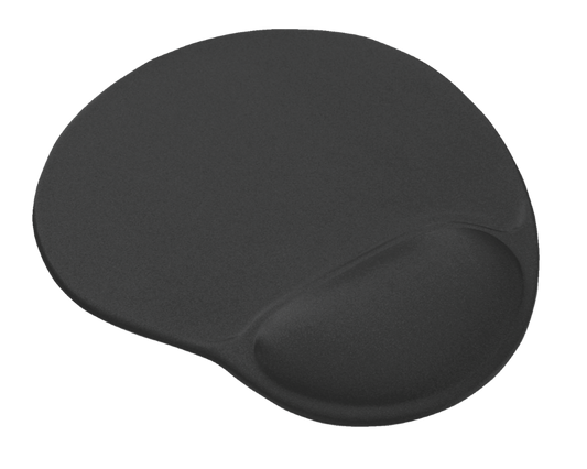 Trust Bigfoot Gel Mouse Pad Black - NWT FM SOLUTIONS - YOUR CATERING WHOLESALER