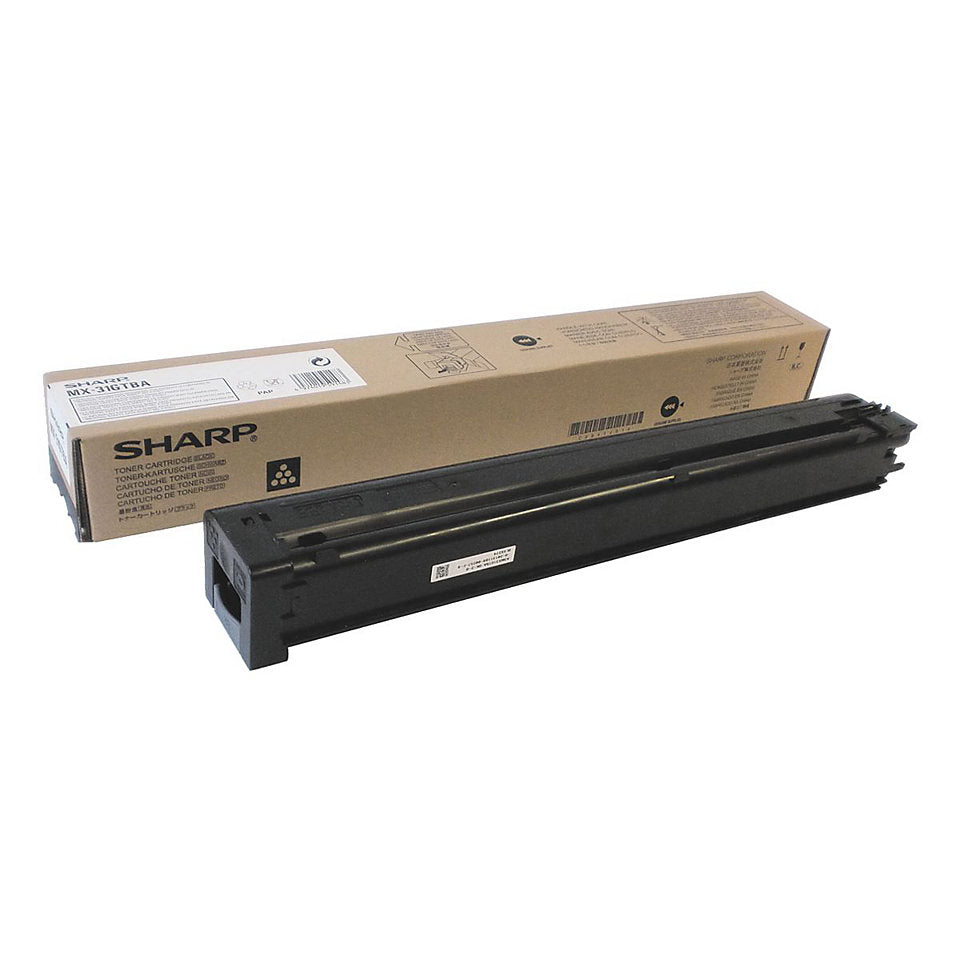 Sharp Black Toner Cartridge 18k pages - MX31GTBA - NWT FM SOLUTIONS - YOUR CATERING WHOLESALER