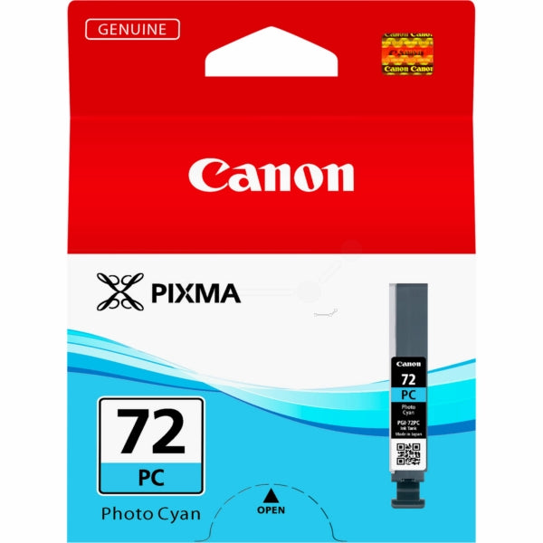 Canon PGI72PC Photo Cyan Standard Capacity Ink Cartridge Ink 14ml - 6407B001 - NWT FM SOLUTIONS - YOUR CATERING WHOLESALER