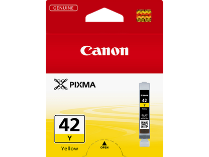 Canon CLI42Y Yellow Standard Capacity Ink Cartridge 13ml - 6387B001 - NWT FM SOLUTIONS - YOUR CATERING WHOLESALER