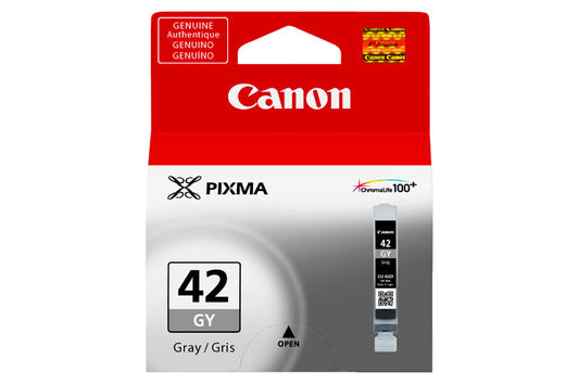 Canon CLI42GY Grey Standard Capacity Ink Cartridge 13ml - 6390B001 - NWT FM SOLUTIONS - YOUR CATERING WHOLESALER