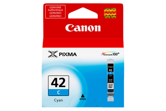 Canon CLI42C Cyan Standard Capacity Ink Cartridge 13ml - 6385B001 - NWT FM SOLUTIONS - YOUR CATERING WHOLESALER