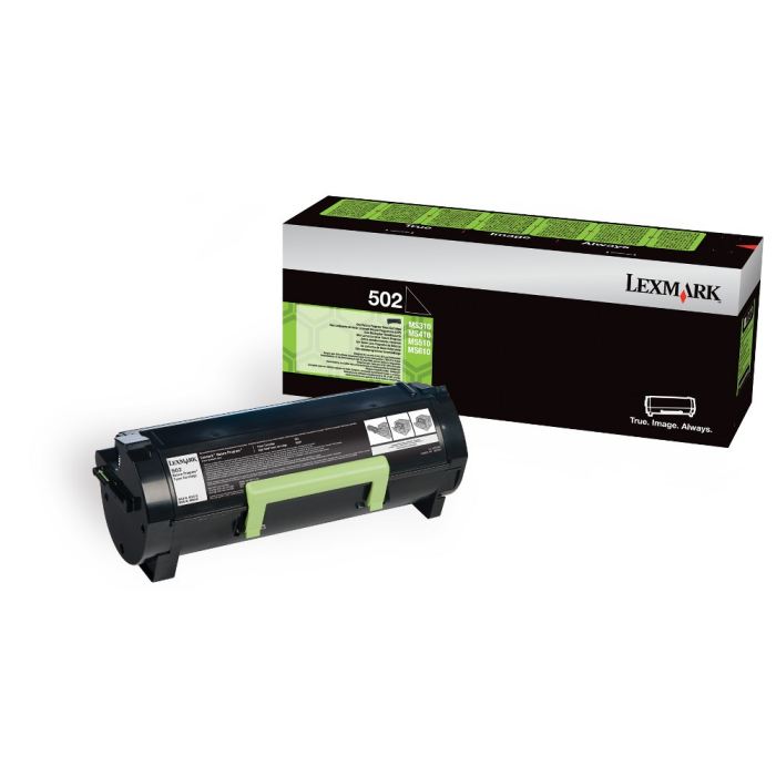 Lexmark 502 Black Toner Cartridge 1.5K pages - 50F2000 - NWT FM SOLUTIONS - YOUR CATERING WHOLESALER