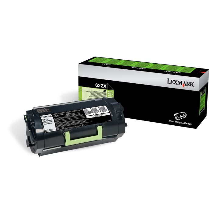 Lexmark 622X Black Toner Cartridge 45K pages - 62D2X00 - NWT FM SOLUTIONS - YOUR CATERING WHOLESALER