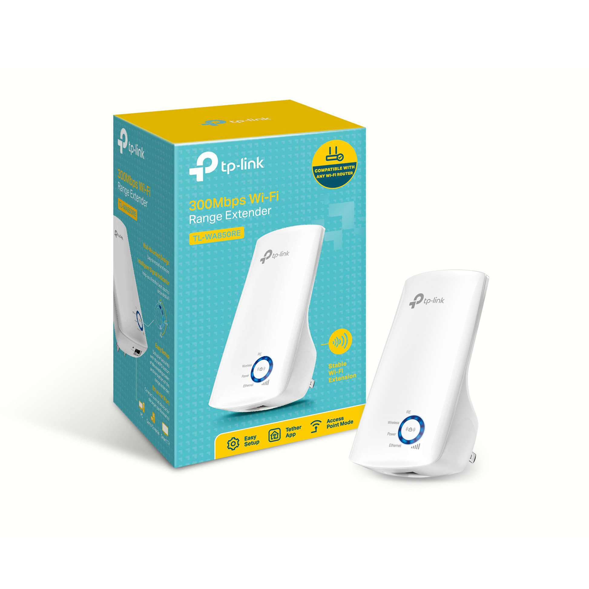 TP-Link 300mbps Wall Plug WLAN N Range Extender - NWT FM SOLUTIONS - YOUR CATERING WHOLESALER