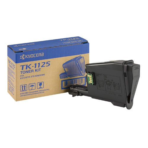 Kyocera TK1125 Black Toner Cartridge 2.1k pages - 1T02M70NL1 - NWT FM SOLUTIONS - YOUR CATERING WHOLESALER