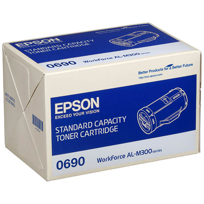 Epson 690 Black Standard Capacity Toner Cartridge 2.7k pages - C13S050690 - NWT FM SOLUTIONS - YOUR CATERING WHOLESALER