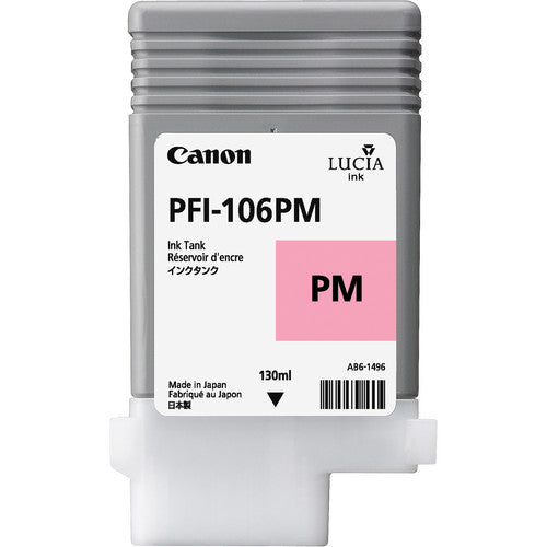 Canon PFI106PM Photo Magenta Standard Capacity Ink Cartridge 130ml - 6626B001 - NWT FM SOLUTIONS - YOUR CATERING WHOLESALER