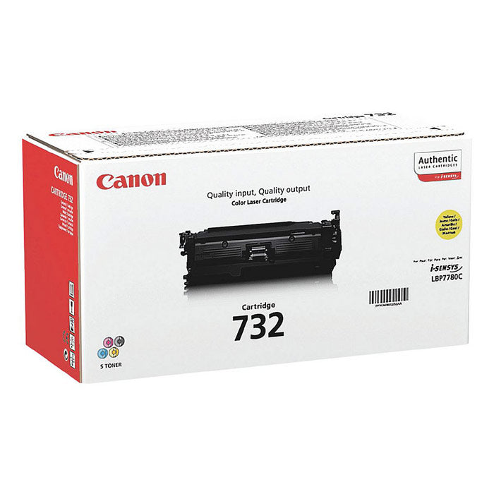Canon 732Y Yellow Standard Capacity Toner Cartridge 6.4k pages - 6260B002 - NWT FM SOLUTIONS - YOUR CATERING WHOLESALER