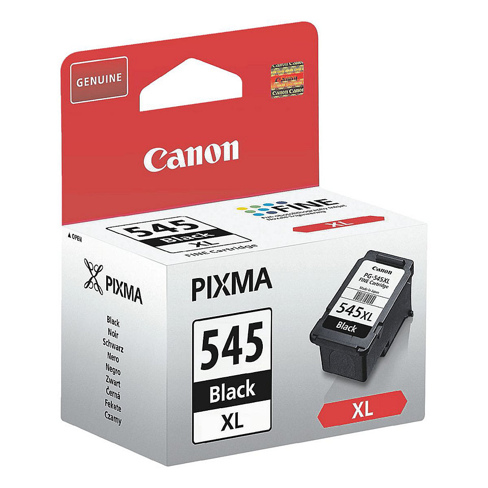 Canon PG545XL Black High Yield Ink Cartridge 15ml - 8286B001 - NWT FM SOLUTIONS - YOUR CATERING WHOLESALER