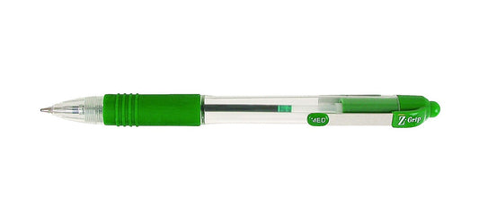 Zebra Z-Grip Retractable Ballpoint 1.0mm Tip Green (Pack 12) - 22240 - NWT FM SOLUTIONS - YOUR CATERING WHOLESALER