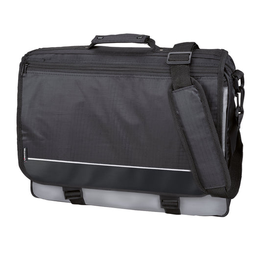 Lightpak Wave Messenger Bag Black/Grey - 46069 - NWT FM SOLUTIONS - YOUR CATERING WHOLESALER