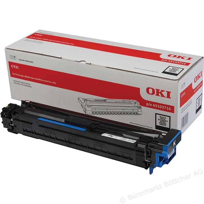 OKI Black Drum Unit 40K pages - 45103716 - NWT FM SOLUTIONS - YOUR CATERING WHOLESALER