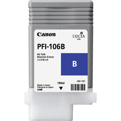 Canon PFI106B Blue Standard Capacity Ink Cartridge 130ml - 6629B001 - NWT FM SOLUTIONS - YOUR CATERING WHOLESALER