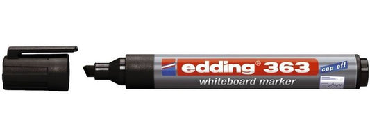 edding 363 Whiteboard Marker Chisel Tip 1-5mm Line Black (Pack 10) - 4-363001 - NWT FM SOLUTIONS - YOUR CATERING WHOLESALER