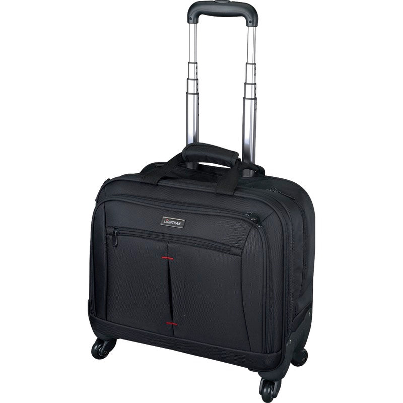 Lightpak Star Business Trolley for Laptops up to 15 inch Black - 46116 - NWT FM SOLUTIONS - YOUR CATERING WHOLESALER