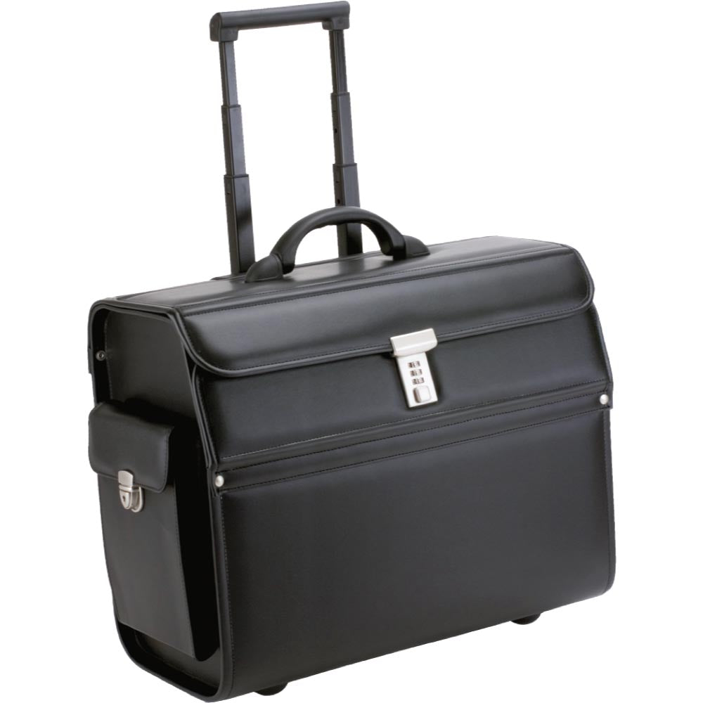 Alassio Mondo Trolley Pilot Case Black - 45033 - NWT FM SOLUTIONS - YOUR CATERING WHOLESALER