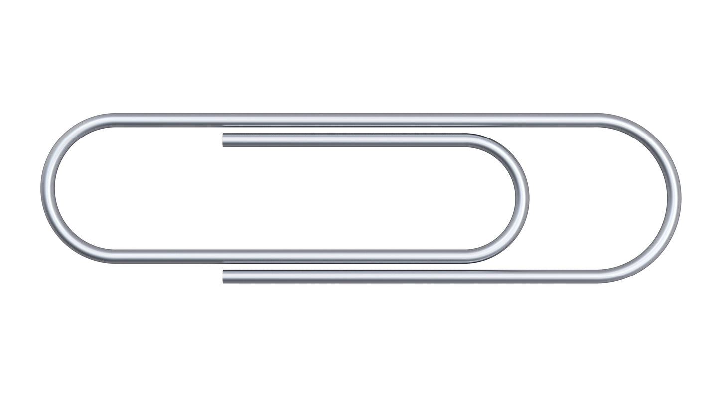 ValueX Paperclip Small Plain 22mm (Pack 1000) - 33011 - NWT FM SOLUTIONS - YOUR CATERING WHOLESALER