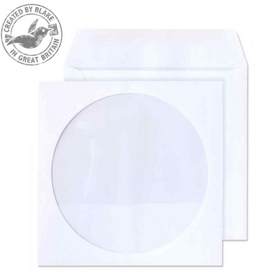ValueX CD/DVD Envelope 125x125mm Window White (Pack 50) - 4210TUC/50 - NWT FM SOLUTIONS - YOUR CATERING WHOLESALER