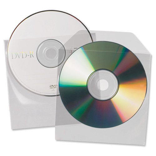 ValueX CD/DVD Pocket Polyprpylene Non-Adhesive Clear (Pack 25) - 10291 - NWT FM SOLUTIONS - YOUR CATERING WHOLESALER