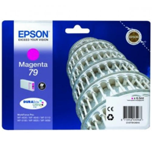 Epson 79 Tower of Pisa Magenta Standard Capacity Ink Cartridge 6.5ml - C13T79134010 - NWT FM SOLUTIONS - YOUR CATERING WHOLESALER