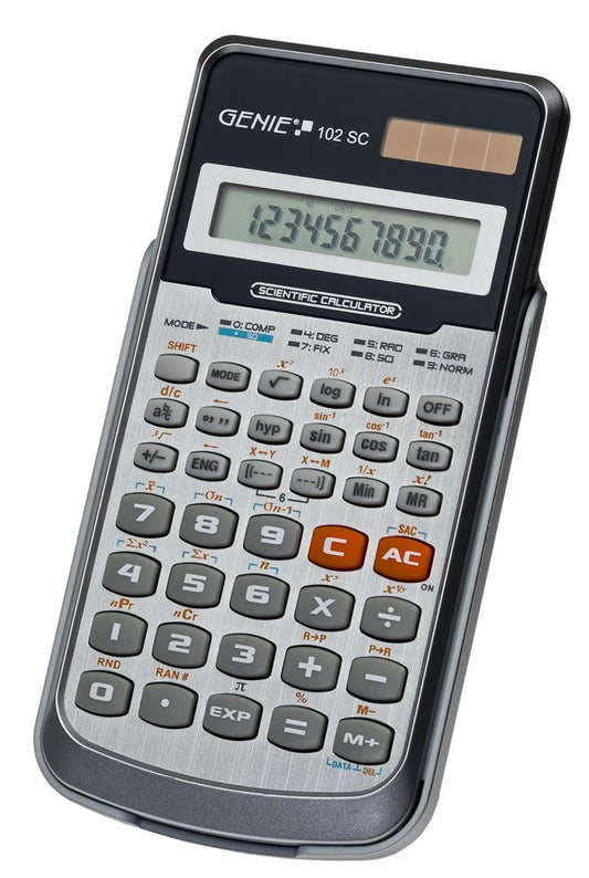 ValueX 102 SC 10 Digit Scientific Calculator Silver - 11262 - NWT FM SOLUTIONS - YOUR CATERING WHOLESALER