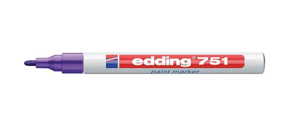 edding 751 Paint Marker Bullet Tip 1-2mm Line Blue (Pack 10) - 4-751003 - NWT FM SOLUTIONS - YOUR CATERING WHOLESALER