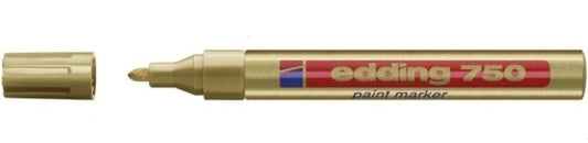 edding 750 Paint Marker Bullet Tip 2-4mm Line Gold (Pack 10) - 4-750053 - NWT FM SOLUTIONS - YOUR CATERING WHOLESALER