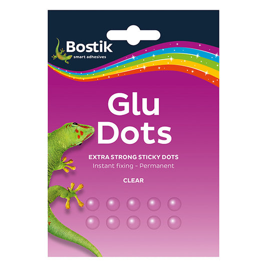 Bostik Permanent Extra Strong Glu Dots 64 Dots (Pack 12) - 30803719 - NWT FM SOLUTIONS - YOUR CATERING WHOLESALER