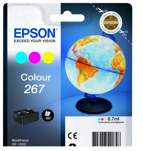 Epson 267 Globe Black Standard Capacity Ink Cartridge 7ml - C13T26704010 - NWT FM SOLUTIONS - YOUR CATERING WHOLESALER