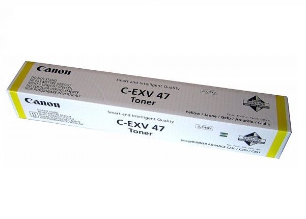 Canon EXV47Y Yellow Standard Capacity Toner Cartridge 21.k pages - 8519B002 - NWT FM SOLUTIONS - YOUR CATERING WHOLESALER