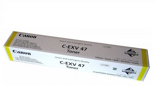 Canon EXV47Y Yellow Standard Capacity Toner Cartridge 21.k pages - 8519B002 - NWT FM SOLUTIONS - YOUR CATERING WHOLESALER