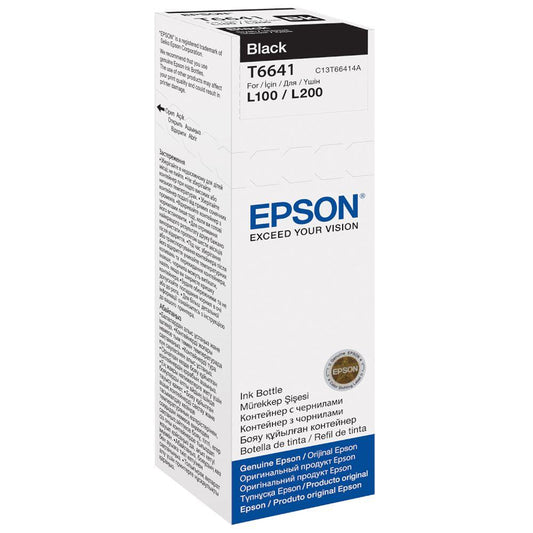 Epson 664 Black Ink Cartridge 70ml - C13T664140 - NWT FM SOLUTIONS - YOUR CATERING WHOLESALER