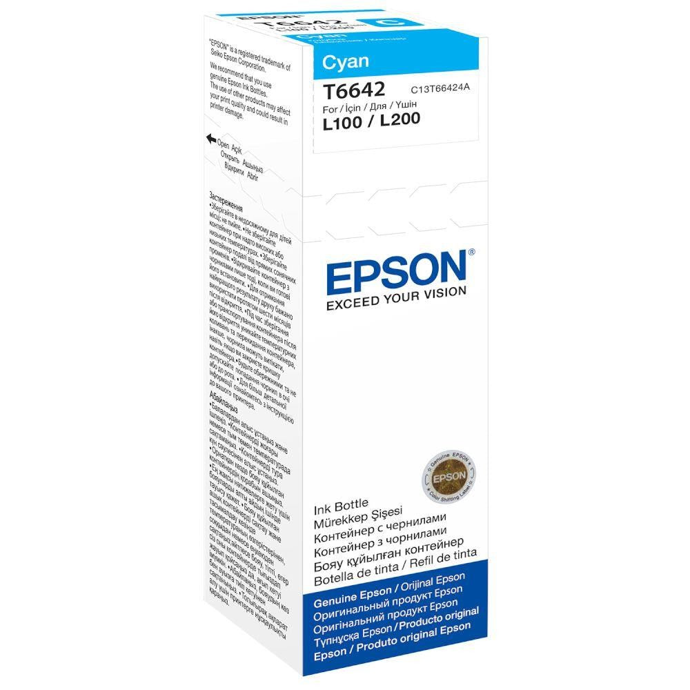 Epson 664 Cyan Ink Cartridge 70ml - C13T664240 - NWT FM SOLUTIONS - YOUR CATERING WHOLESALER