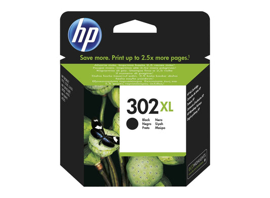 HP 302XL Black Standard Capacity Ink Cartridge 430 pages 8.5ml - F6U68AE - NWT FM SOLUTIONS - YOUR CATERING WHOLESALER