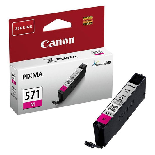 Canon CLI571M Magenta Standard Capacity Ink Cartridge 7ml - 0387C001 - NWT FM SOLUTIONS - YOUR CATERING WHOLESALER