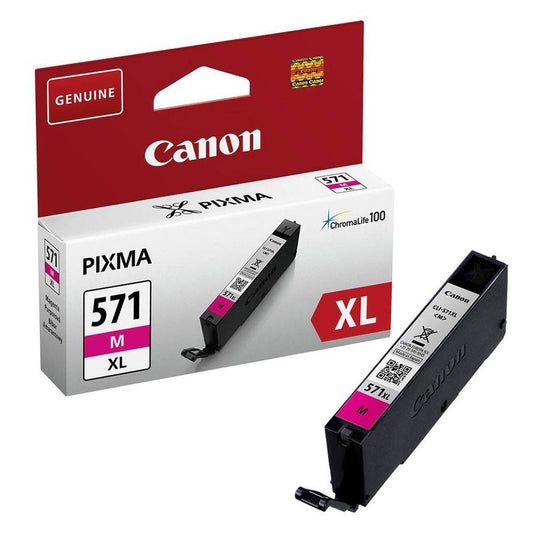 Canon CLI571XLM Magenta High Yield Ink Cartridge 11ml - 0333C001 - NWT FM SOLUTIONS - YOUR CATERING WHOLESALER