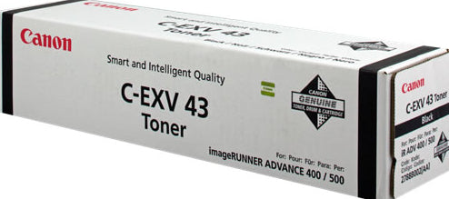 Canon EXV43BK Black Standard Capacity Toner Cartridge 15.2k pages - 2788B002 - NWT FM SOLUTIONS - YOUR CATERING WHOLESALER