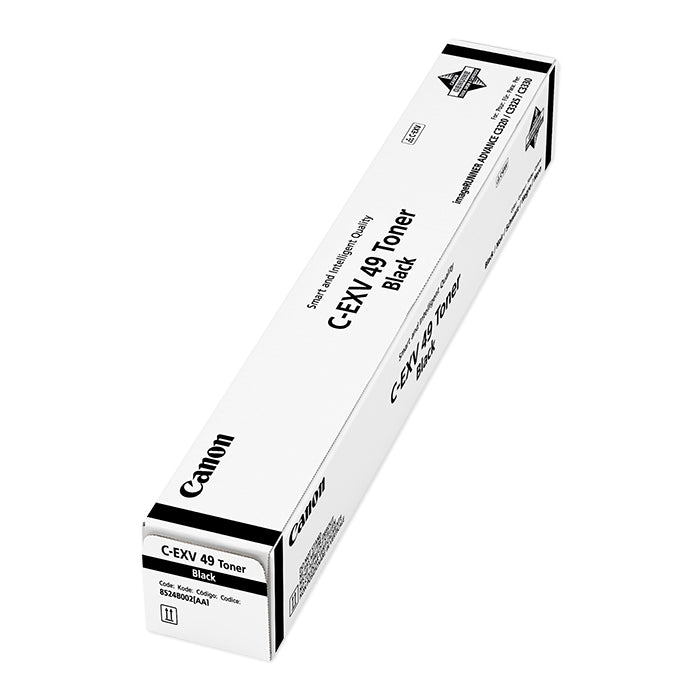 Canon EXV49BK Black Standard Capacity Toner Cartridge 36k pages - 8524B002 - NWT FM SOLUTIONS - YOUR CATERING WHOLESALER