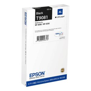 Epson T9081 Black Ink Cartridge 100ml - C13T908140 - NWT FM SOLUTIONS - YOUR CATERING WHOLESALER