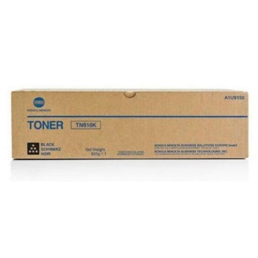 Konica Minolta TN616K Black Toner Cartridge 41.5k pages - A1U9150 - NWT FM SOLUTIONS - YOUR CATERING WHOLESALER