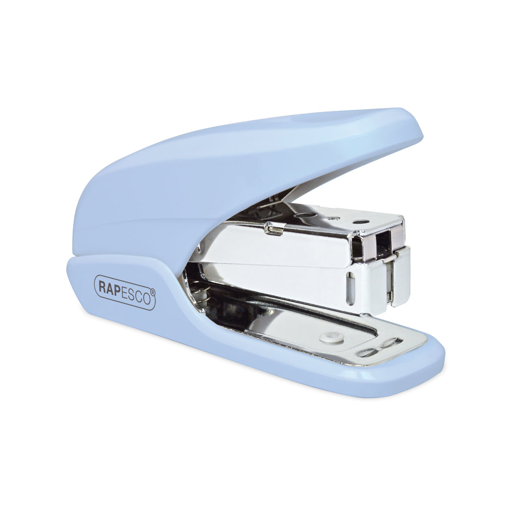 Rapesco X5 Mini Less Effort Stapler Plastic 20 Sheet Powder Blue - 1338 - NWT FM SOLUTIONS - YOUR CATERING WHOLESALER