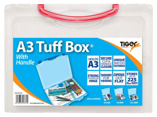 Tiger Tuff Box Polypropylene A3 Clear - 301361 - NWT FM SOLUTIONS - YOUR CATERING WHOLESALER