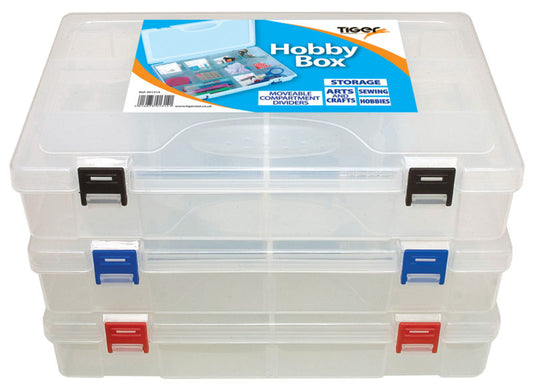 Tiger Hobby Box Polypropylene Clear - 301314 - NWT FM SOLUTIONS - YOUR CATERING WHOLESALER